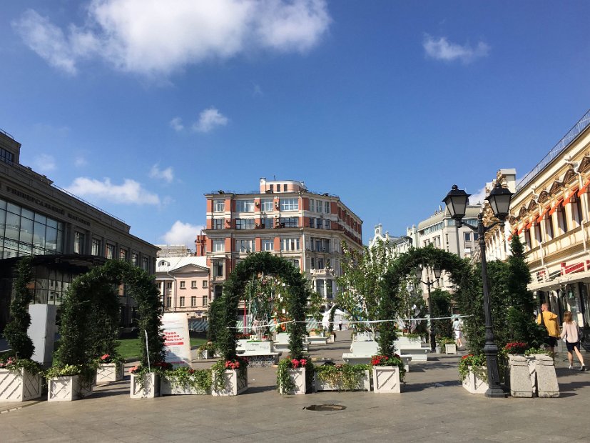 Vendredi 21 juillet : premier matin à Moscou : rue Neglinnaya (Неглинная улица)