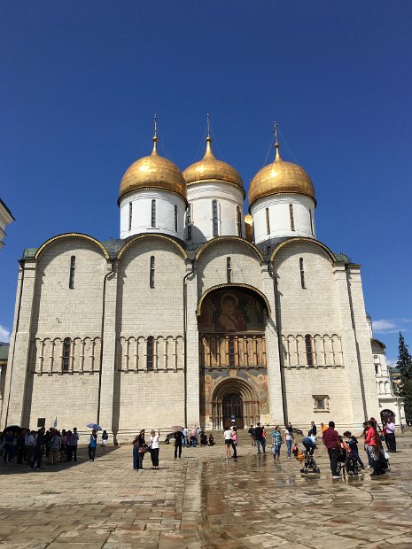 La cathédrale de l'Assomption ou Dormition (Успенский Собор) est la cathédrale principale de l'état russe.