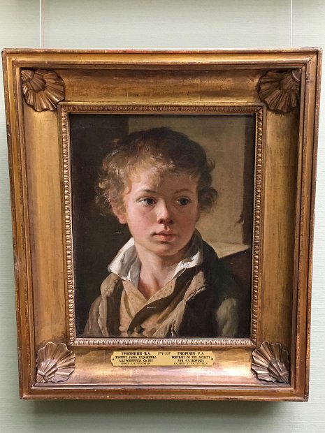 Portrait d'Arsène Tropinin, fils de l'artiste par Vassili Tropinin (1818)
