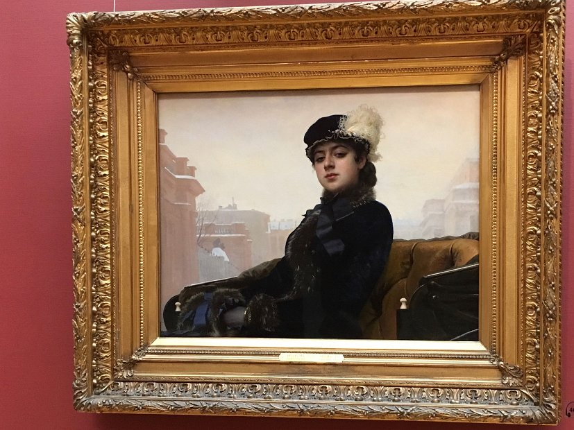L'Inconnue par Ivan Kramskoï (1883)