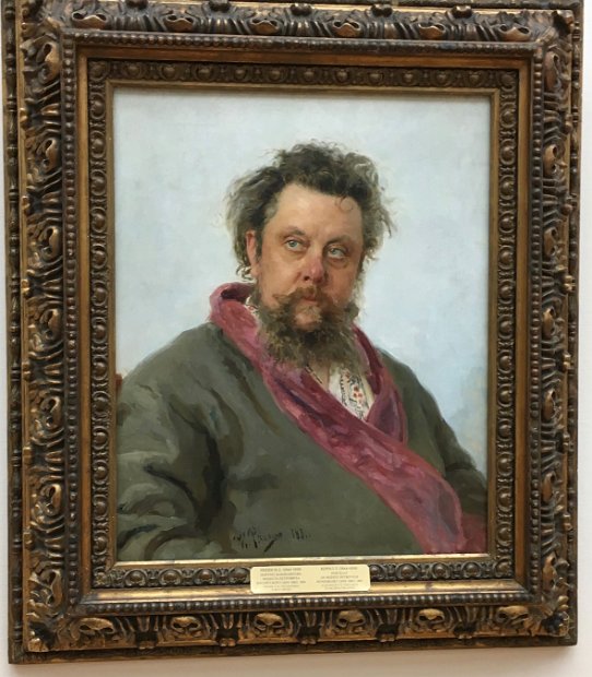Portrait de Modeste Moussorgsky par Ilya Repin