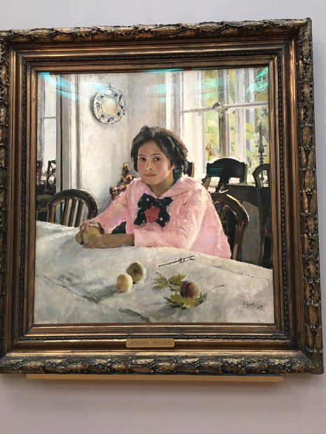 La Jeune Fille aux pêches par Valentin Serov (1887)