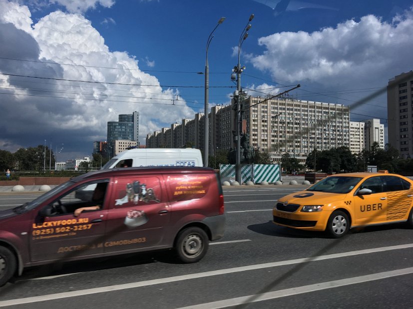 Uber est présent à Moscou aussi !